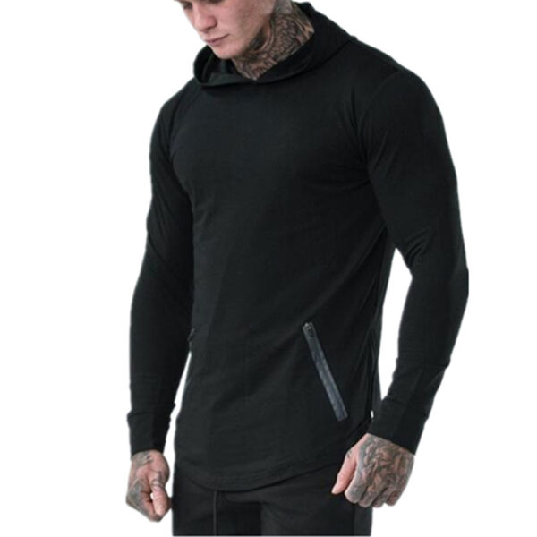 muscle bodybuilding gym wear blank joggers training pullover