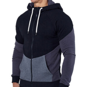 perfectly mens clothes zipper polyester cotton sports hoodies - Image 2