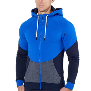 perfectly mens clothes zipper polyester cotton sports hoodies - Image 4