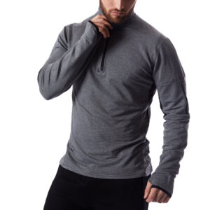 performance running wear half zip sport sweatshirt - Image 4
