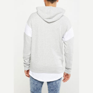 unisex drop shoulder pullover plain oversized hoodie - Image 2