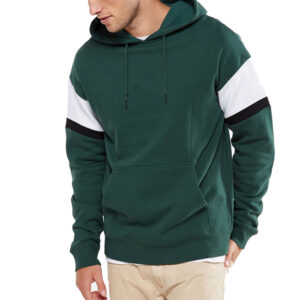 unisex drop shoulder pullover plain oversized hoodie - Image 3