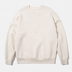 wholesale Custom plain drop shoulder crewneck sweatshirt for men - Image 5