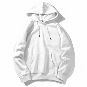 Wholesale Blank Cotton fleece oversized Mens black hoodie - Image 5