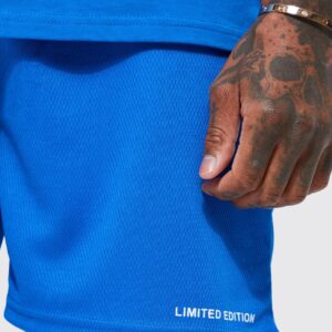 New Custom Blue Mesh Shorts for Your Brand - Image 4