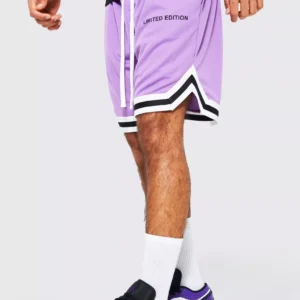 Custom Purple Mesh Shorts for Maximum Comfort and Performance - Image 2
