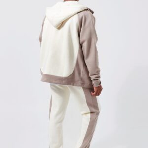 Custom Colour Block Hooded Tracksuit for Men