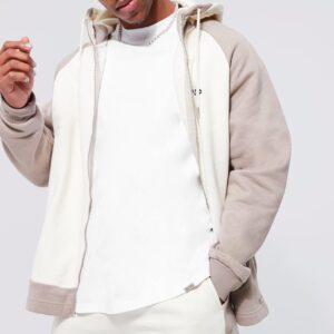 Custom Colour Block Hooded Tracksuit for Men