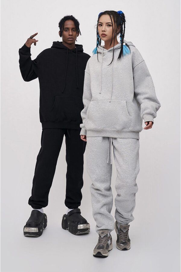 High-quality Street Clothing Custom Oversized Hoodie Sweatsuits Wholesale