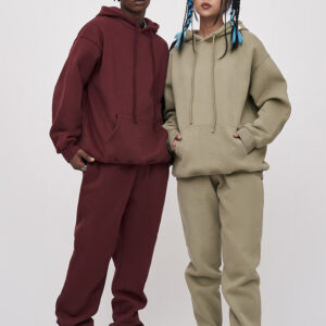 High-quality Street Clothing Custom Oversized Hoodie Sweatsuits Wholesale