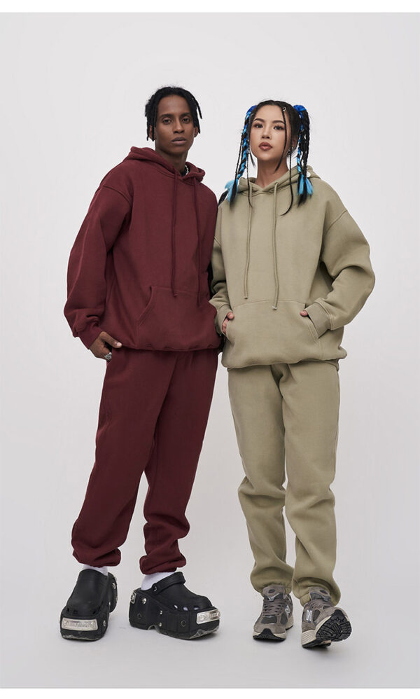 High-quality Street Clothing Custom Oversized Hoodie Sweatsuits Wholesale