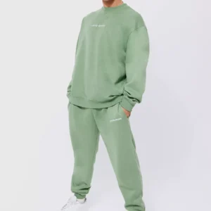 Oversized Sweatshirt Tracksuit with Matching Sweatpants