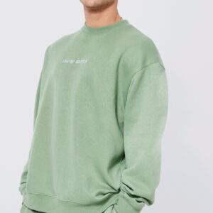 Oversized Sweatshirt Tracksuit with Matching Sweatpants