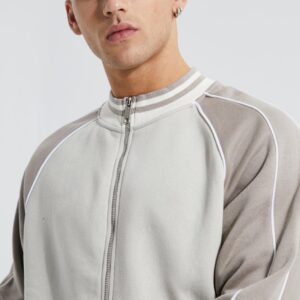 Premium Quality Cargo Style Pants & Funnel Neck Zipper Jacket Custom Made Tracksuit for Men