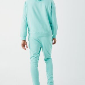 Custom Applique Colour Block Hooded Tracksuit - Image 2