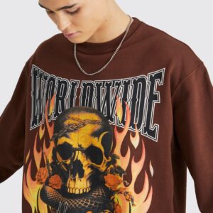 Oversized Custom Graphic Sweatshirt - Image 2