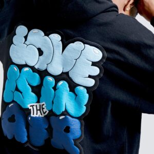 Oversized Custom Puff Print Hoodie - Image 3