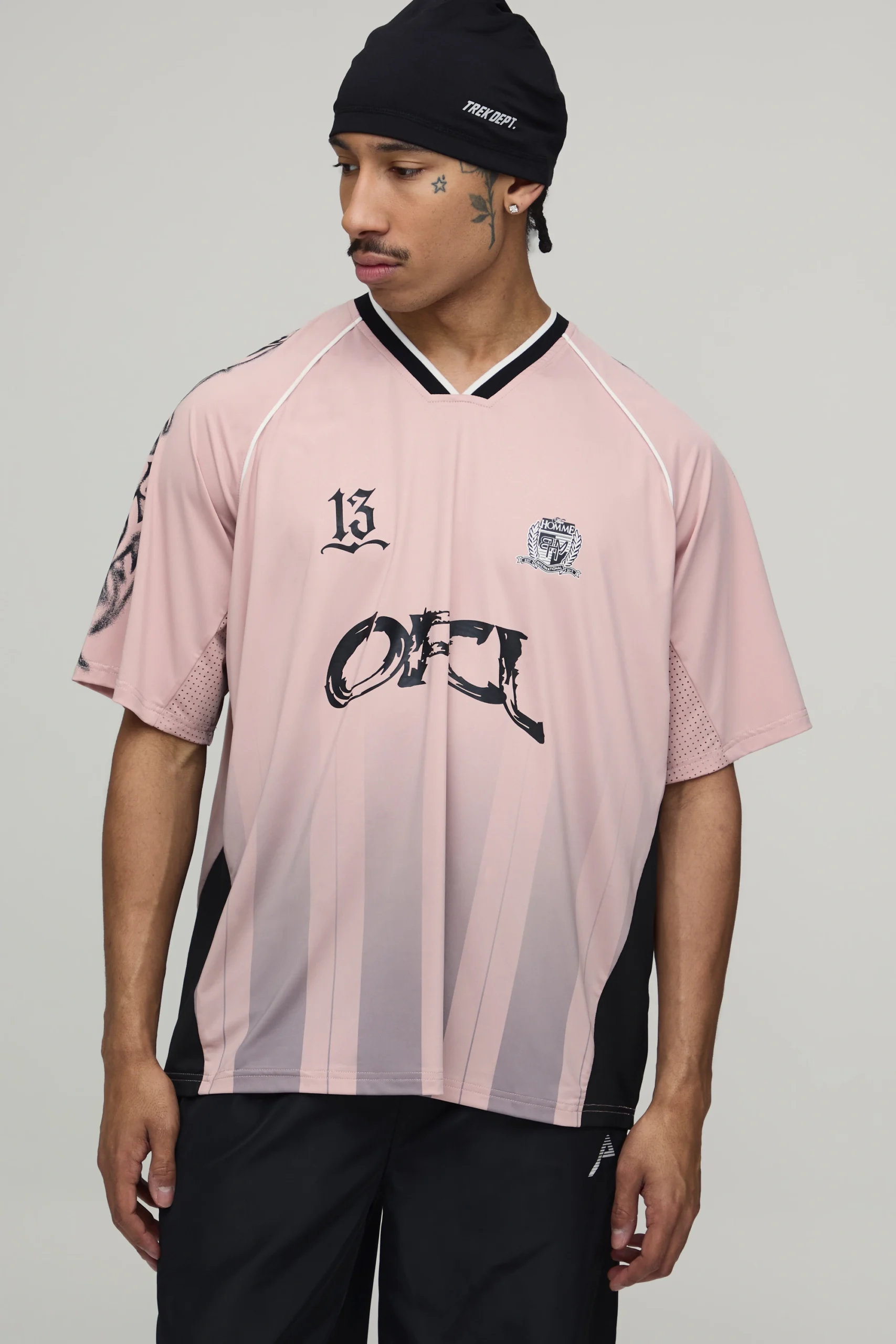 Custom Clothing Manufacturer Oversized Men's Streetwear Football Jersey