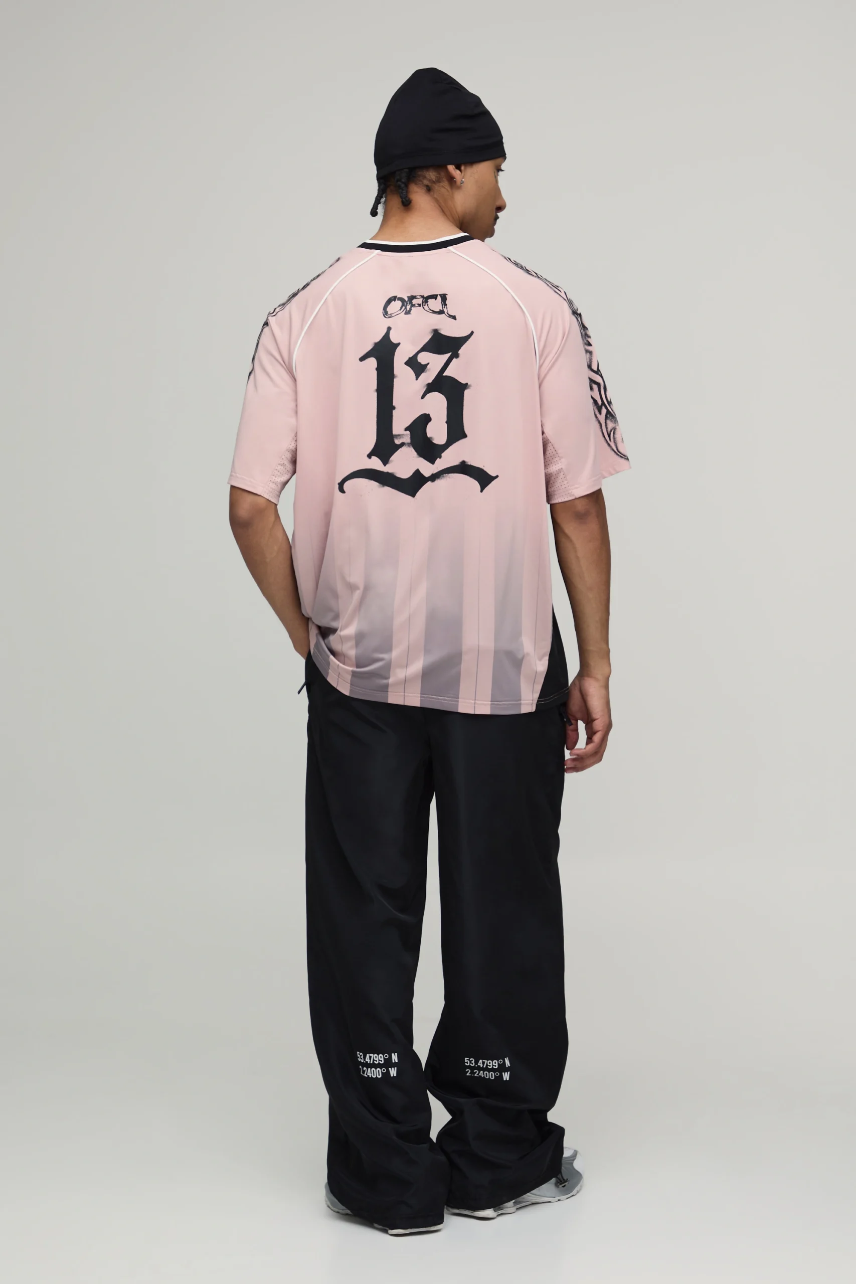Custom Clothing Manufacturer Oversized Men's Streetwear Football Jersey