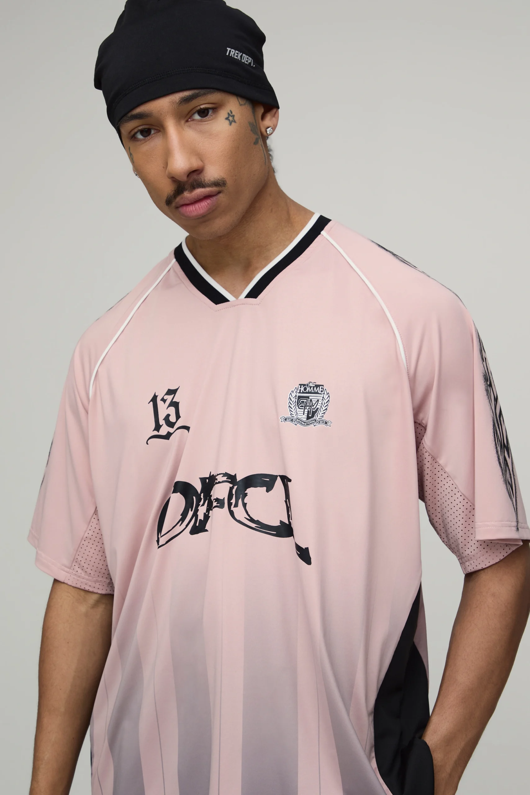 Custom Clothing Manufacturer Oversized Men's Streetwear Football Jersey