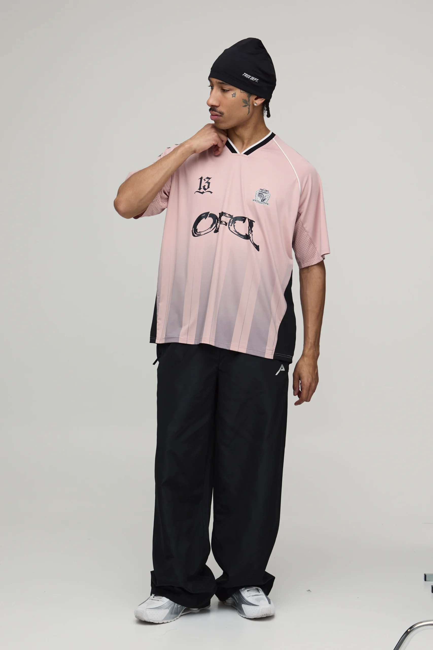 Custom Clothing Manufacturer Oversized Men's Streetwear Football Jersey