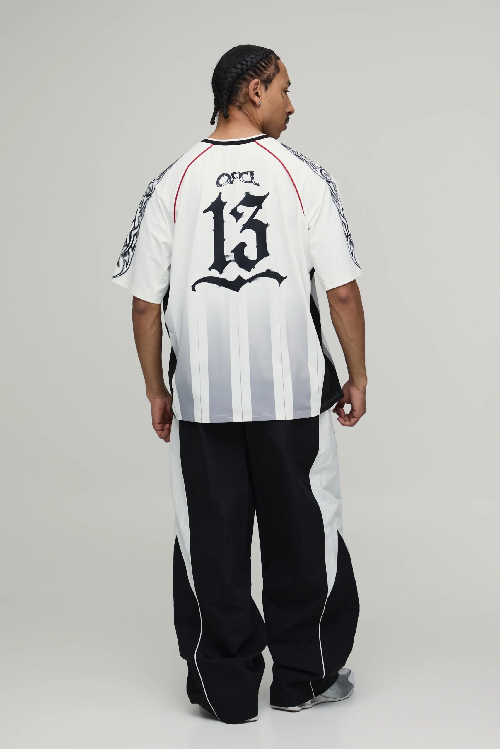 Custom Clothing Manufacturer Oversized Men's Streetwear Football Jersey