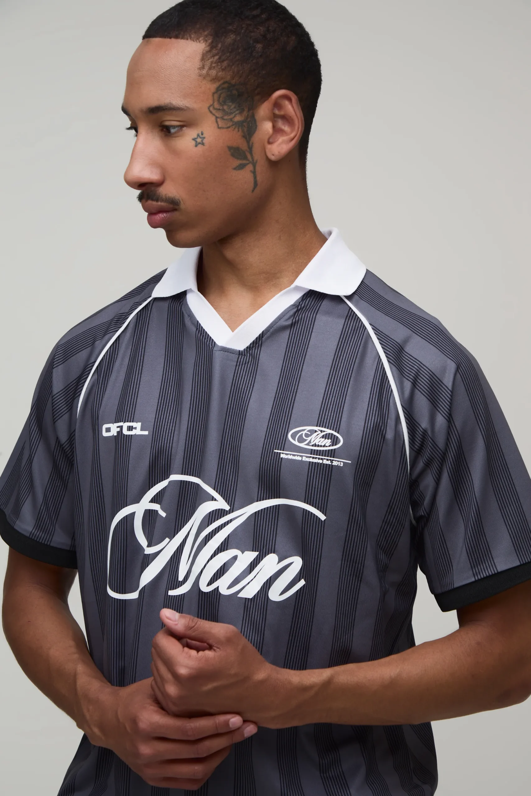 Custom Clothing Manufacturer Heavyweight Retro Streetwear Soccer Jersey for Private Labels
