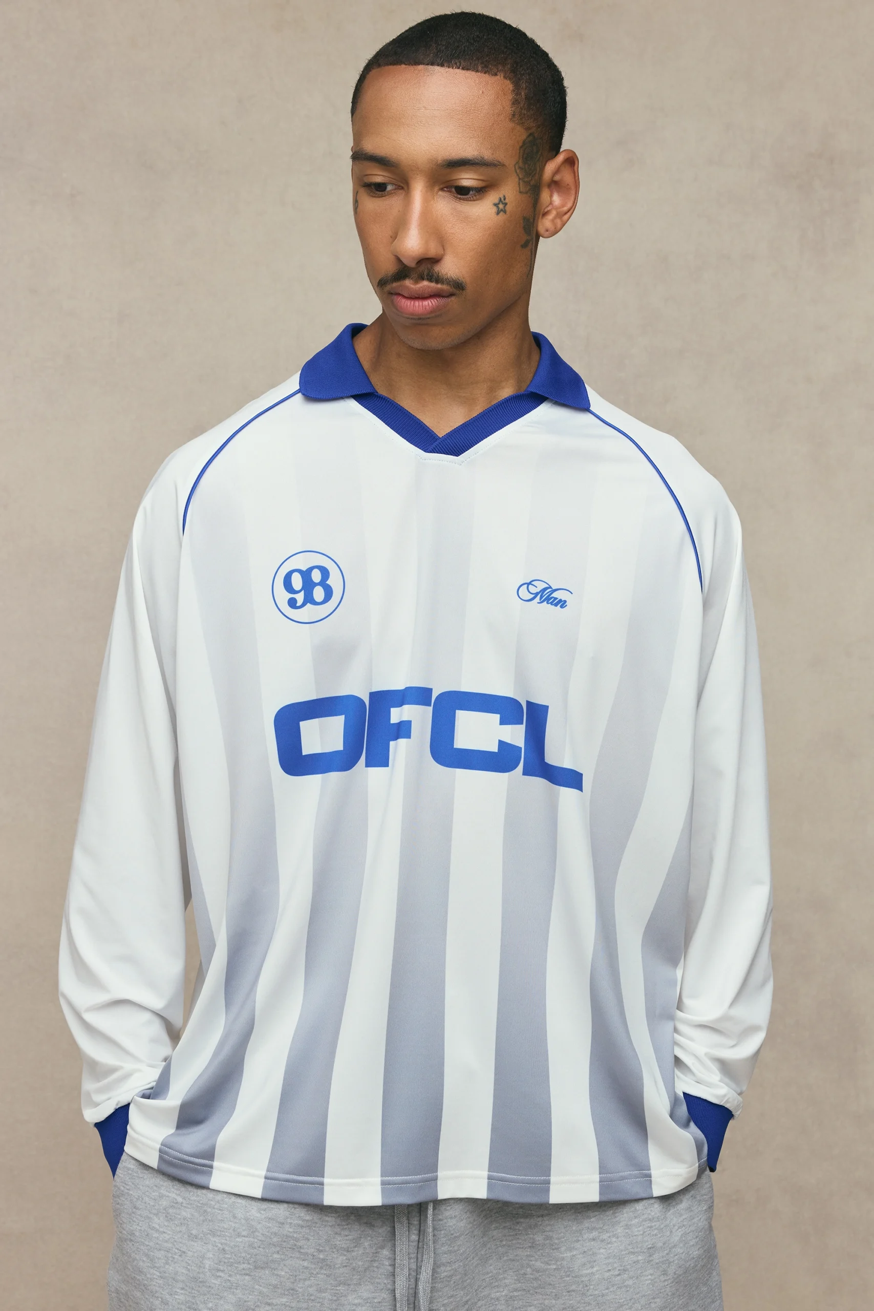 Men's Streetwear Football Jersey – Custom Dropshoulder Top